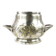 Art Nouveau sugar bowl, silver-plated brass, Germany, early 20th century