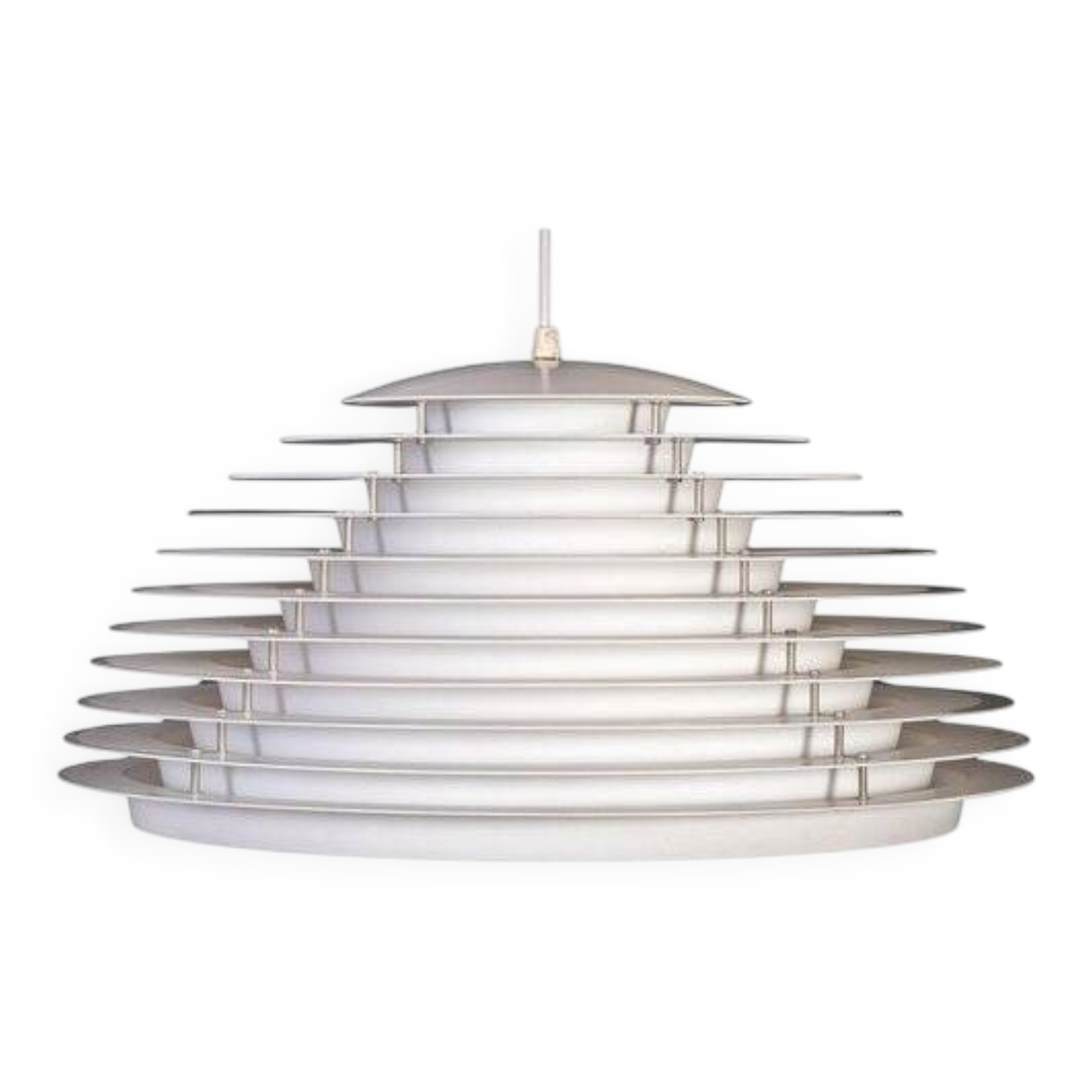 Danish Sculptural Hekla Pendant Lamp from Fog & Mørup, 1970s
