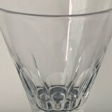 Suite of 5 old Baccarat walking glasses in crystal and glass