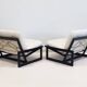 Pair of Carlotta sun loungers by Afra and Tobia Scarpa for Cassina