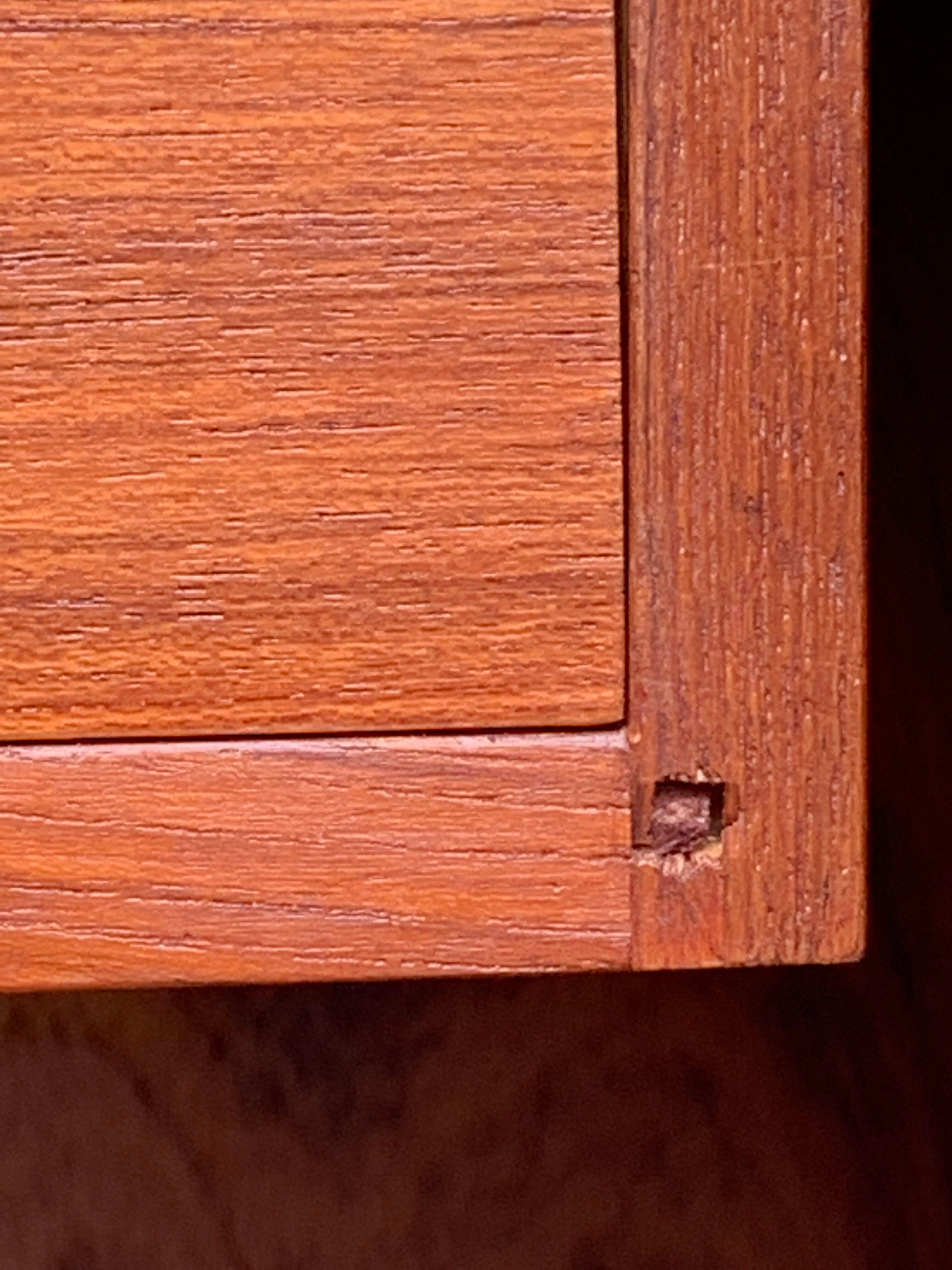 Secretary chest of drawers Teak by Arne Wahl Iversen for Falster Modelfabrik 1960