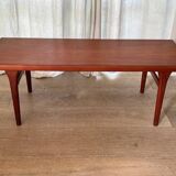 table basse en teck, Danemark années 60
