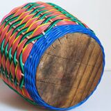 Dame-Jeanne scoubidou vintage 4 liters