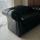 three-seater Chesterfield sofa