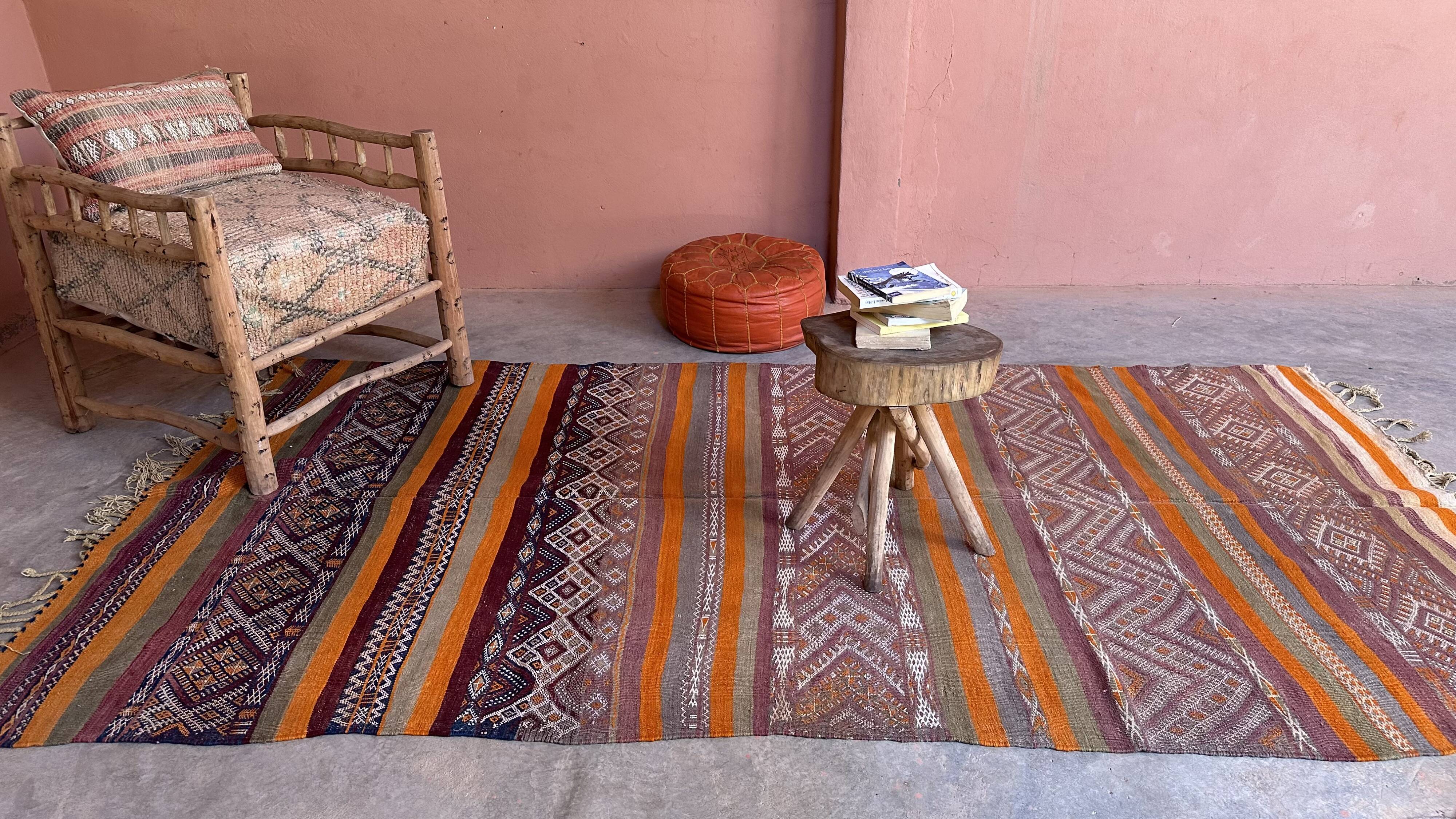 Berber Rug Kilim Beni M'guild - 302 x 154 cm