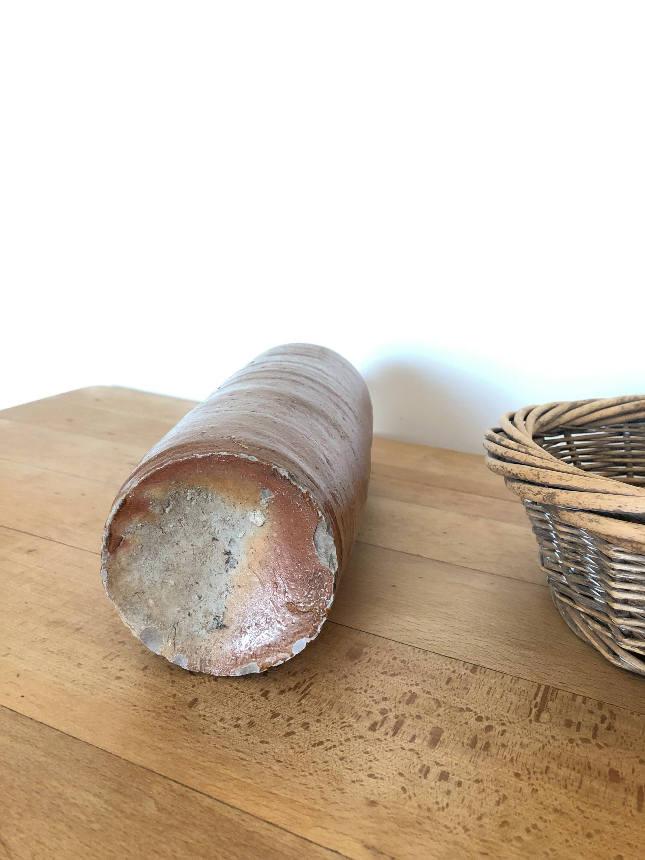 Set of 5 antique glazed stoneware bottles