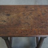 Grande table d'appoint / tabouret anglais antique
