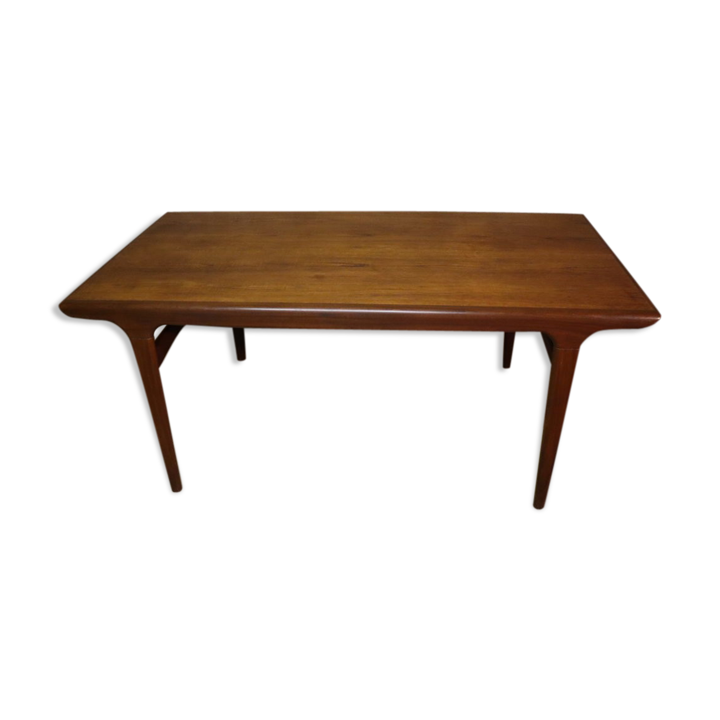 Samcom scandinavian expandable teak table