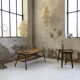 Rattan coffee table