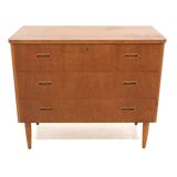Scandinavian teak chest of drawers, Sweden, 1960