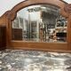 Art Deco buffet in solid walnut, 20th century.