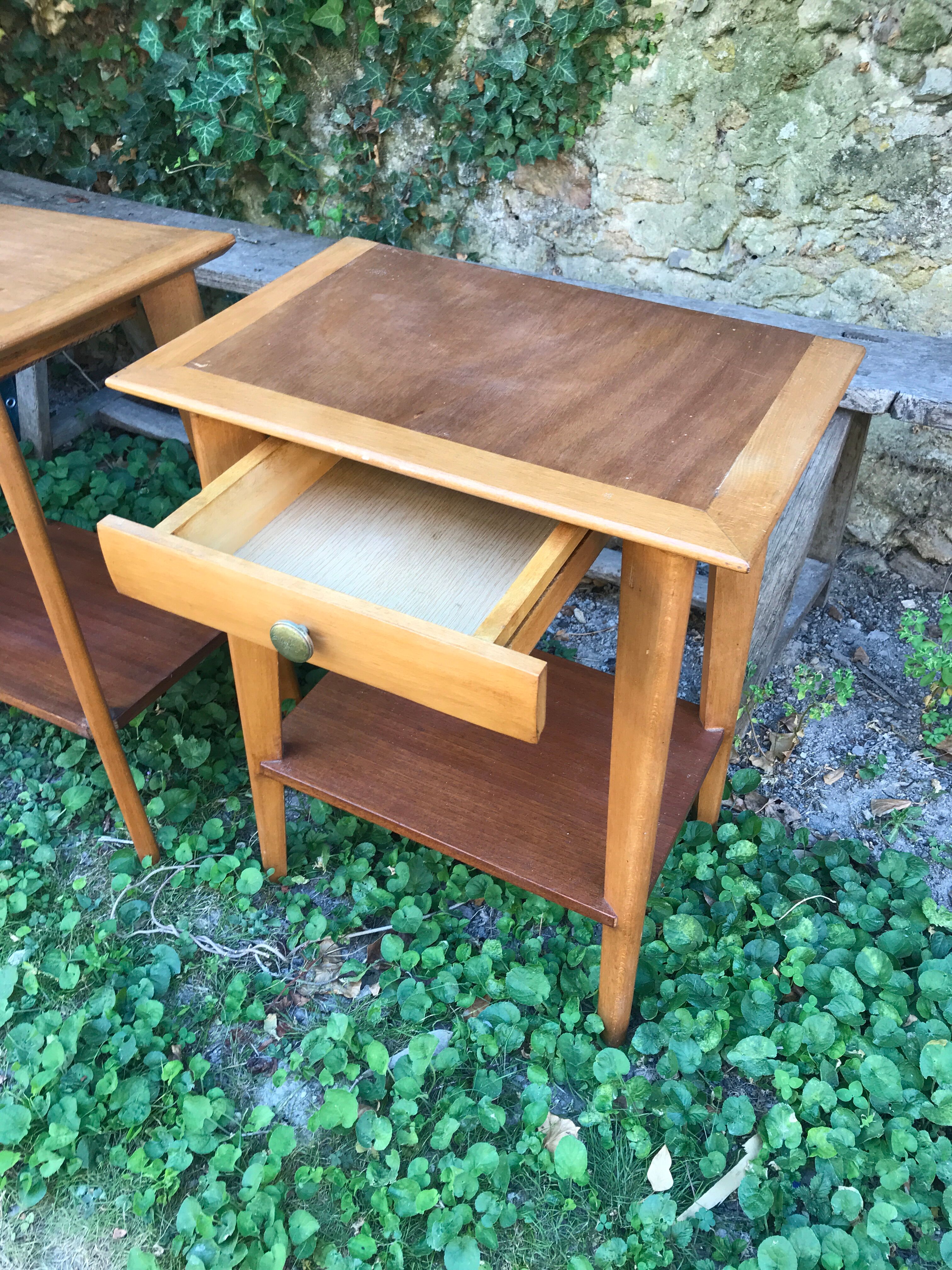 Paire de chevet scandinave