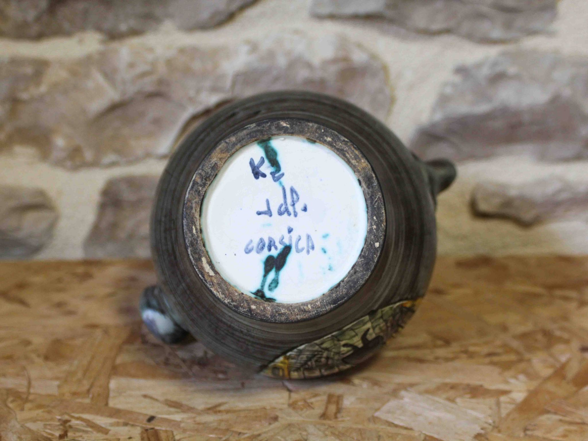 Gargoulette en céramique par Jean de Lespinasse Collection Corsica