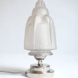 Art Deco fountain glass lamp