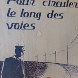 Educational poster 60s