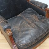Paire de fauteuils style Louis XVI
