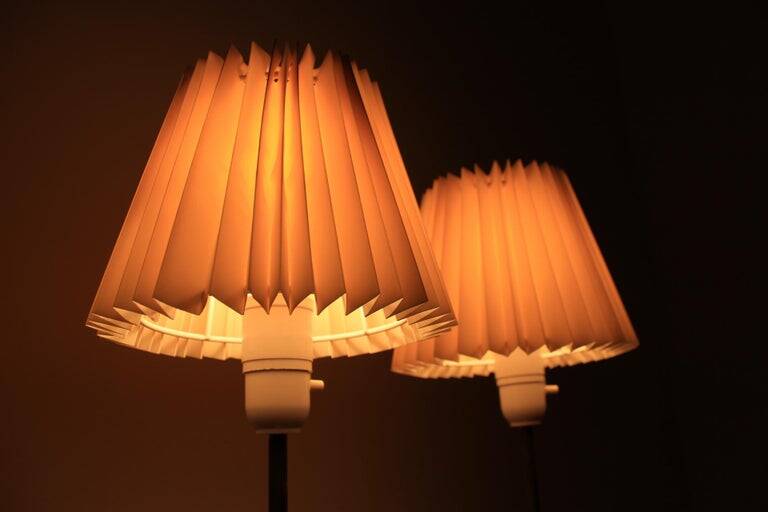 Pair of Midcentury Table /Desk Lamps Falkenbergs Belysnings, Sweden, 1970s