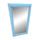 Antique Art Deco mirror in Burmese teak.