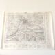 Carte vintage Angers 73x55cm