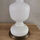 Lampe champignon verre soufflé opaline
