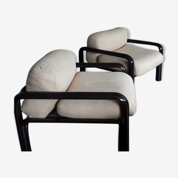 Pair of Gae Aulenti chairs for Knoll International