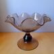 Coupe en Verre Soufflé Bullé Riom 1960