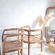 Pair of chairs in the style of antique armchairs circa 1940 - engraved seat.