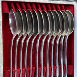 Box of 12 silver-plated teaspoons