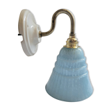 Blue Clichy glass wall lamp