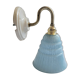 Blue Clichy glass wall lamp