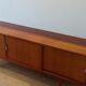 Modernist long sideboard of the 1970s