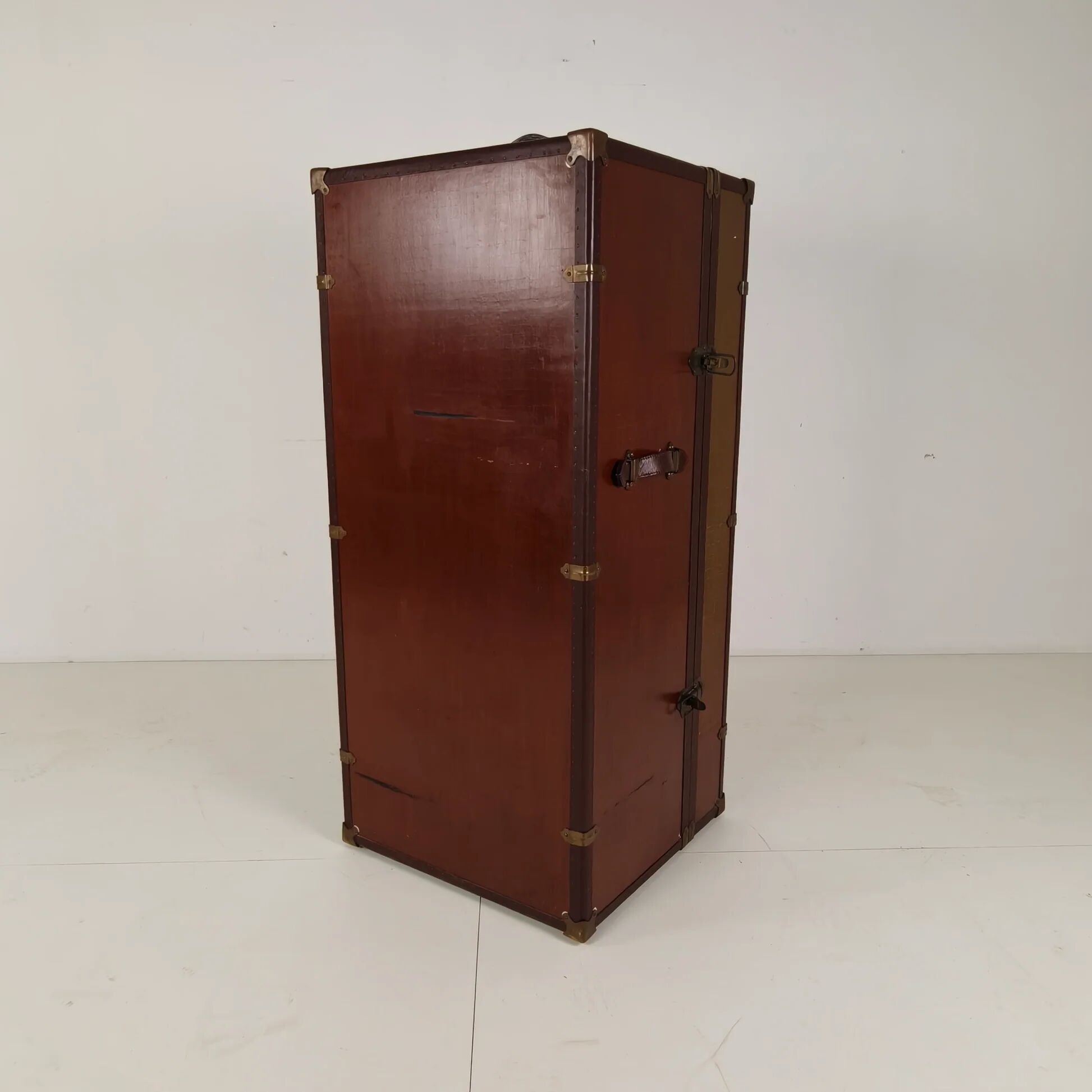 Starbay nautical steamer trunk campaign desk – 20th century