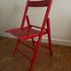 2 Chaises pliantes en bois vintage