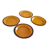 Saint Clément plates porcelain from the 1960s.