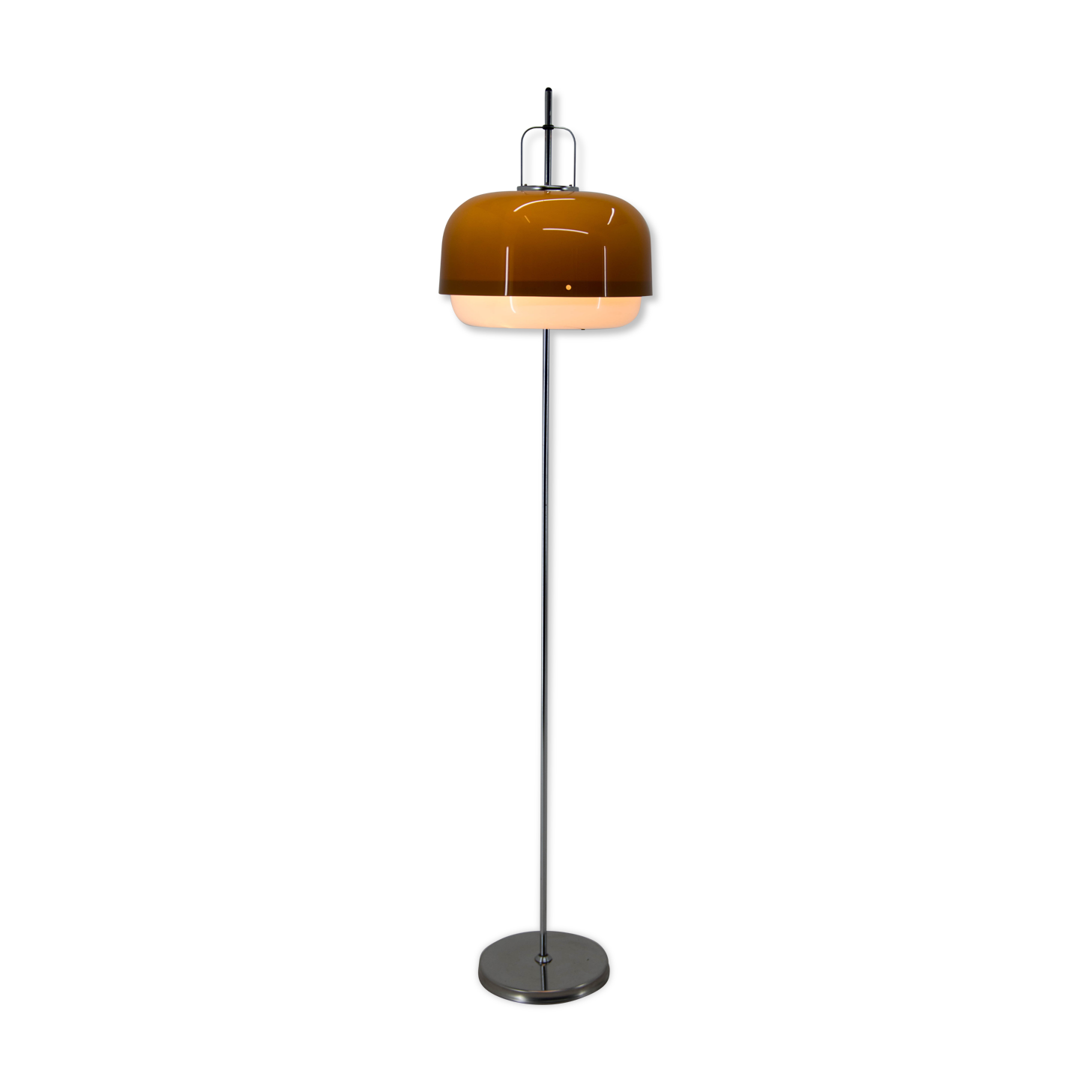 Midcentury  Floor Lamp by Meblo Designed by Harvey Guzzini, Italy, 1970s