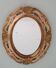 19th century painted wooden mercury mirror