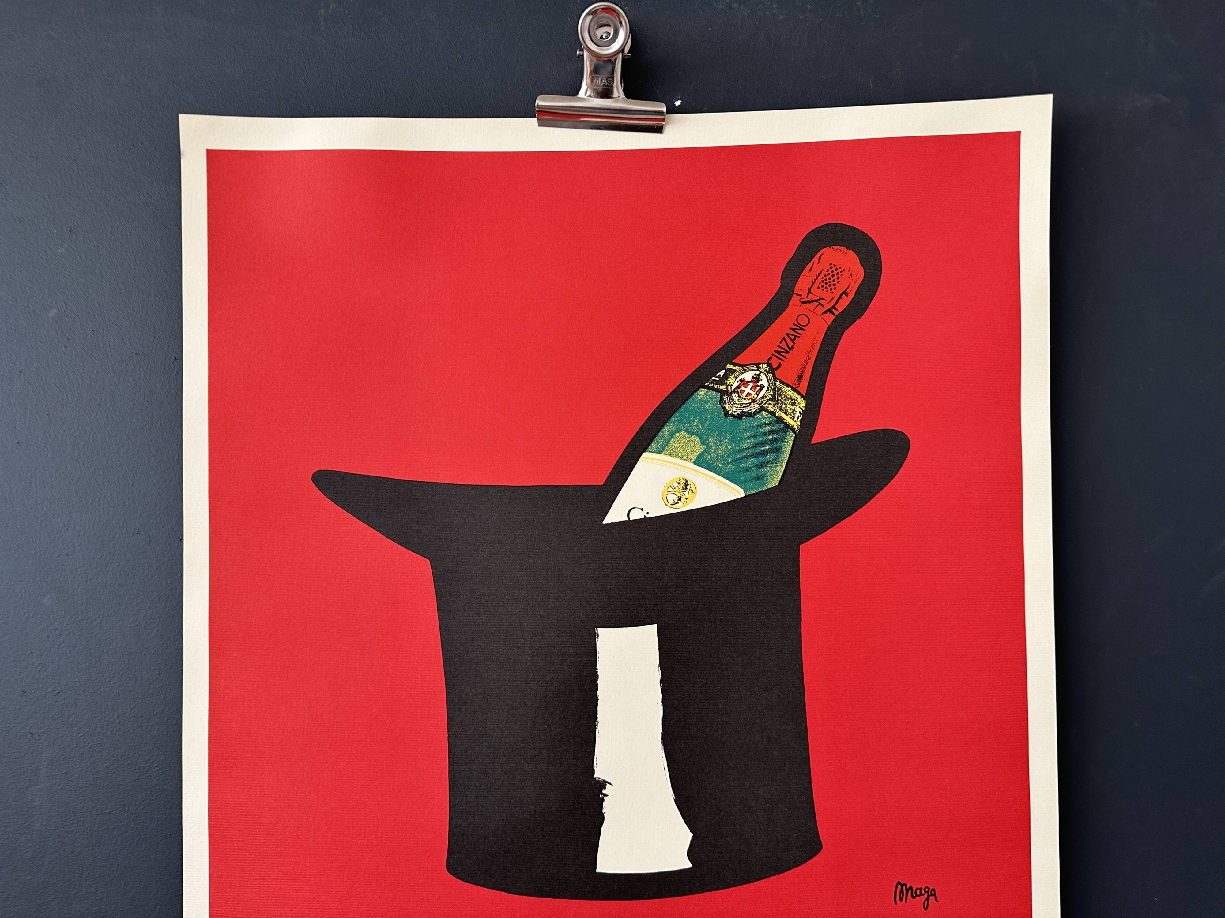 Cinzano advertising poster
