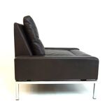 Fauteuil en cuir Wilkhahn Série 800 par Hans Peter Piel