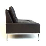 Fauteuil en cuir Wilkhahn Série 800 par Hans Peter Piel