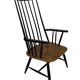 Vintage easy chair with high back and armrest from the 60s