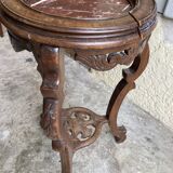 Old pedestal table