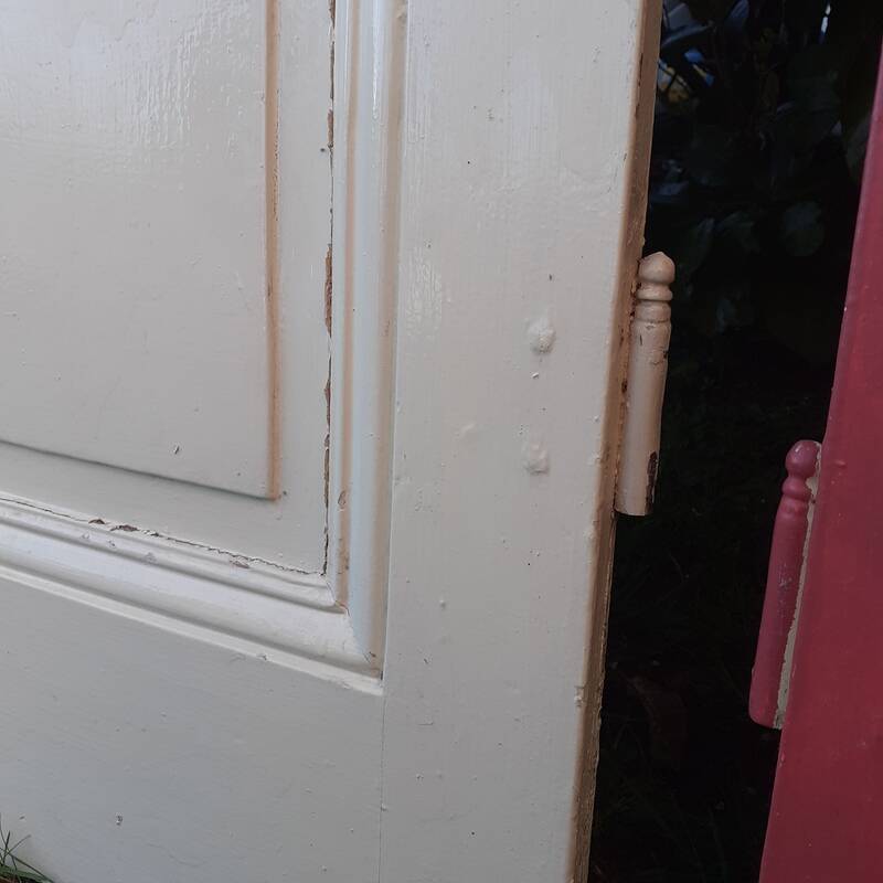 3 large old Haussmann-style wardrobe doors 19th century H260cm