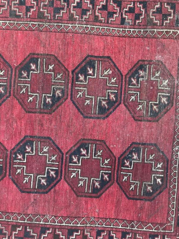 Former carpet afghan turkmen 120 x 208 cm