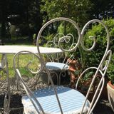 Belle Epoque wrought iron lounge