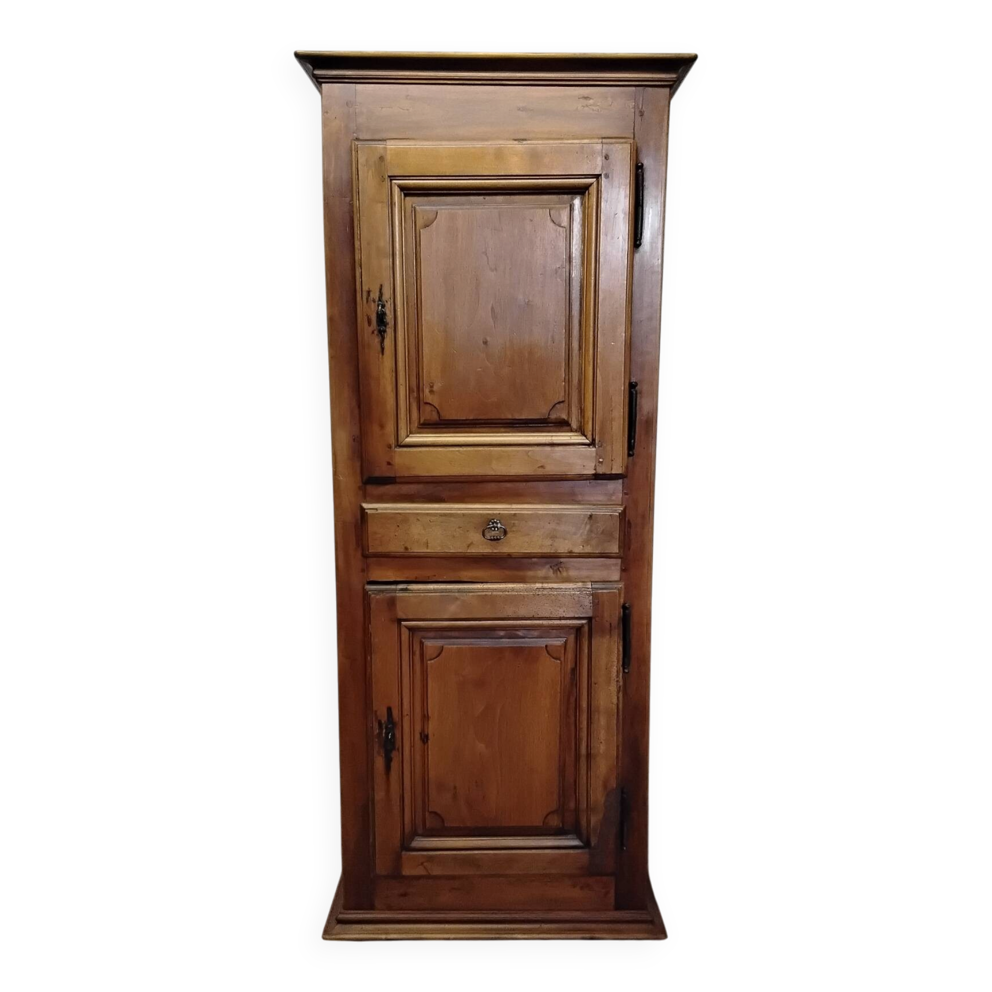 Antique wardrobe standing man