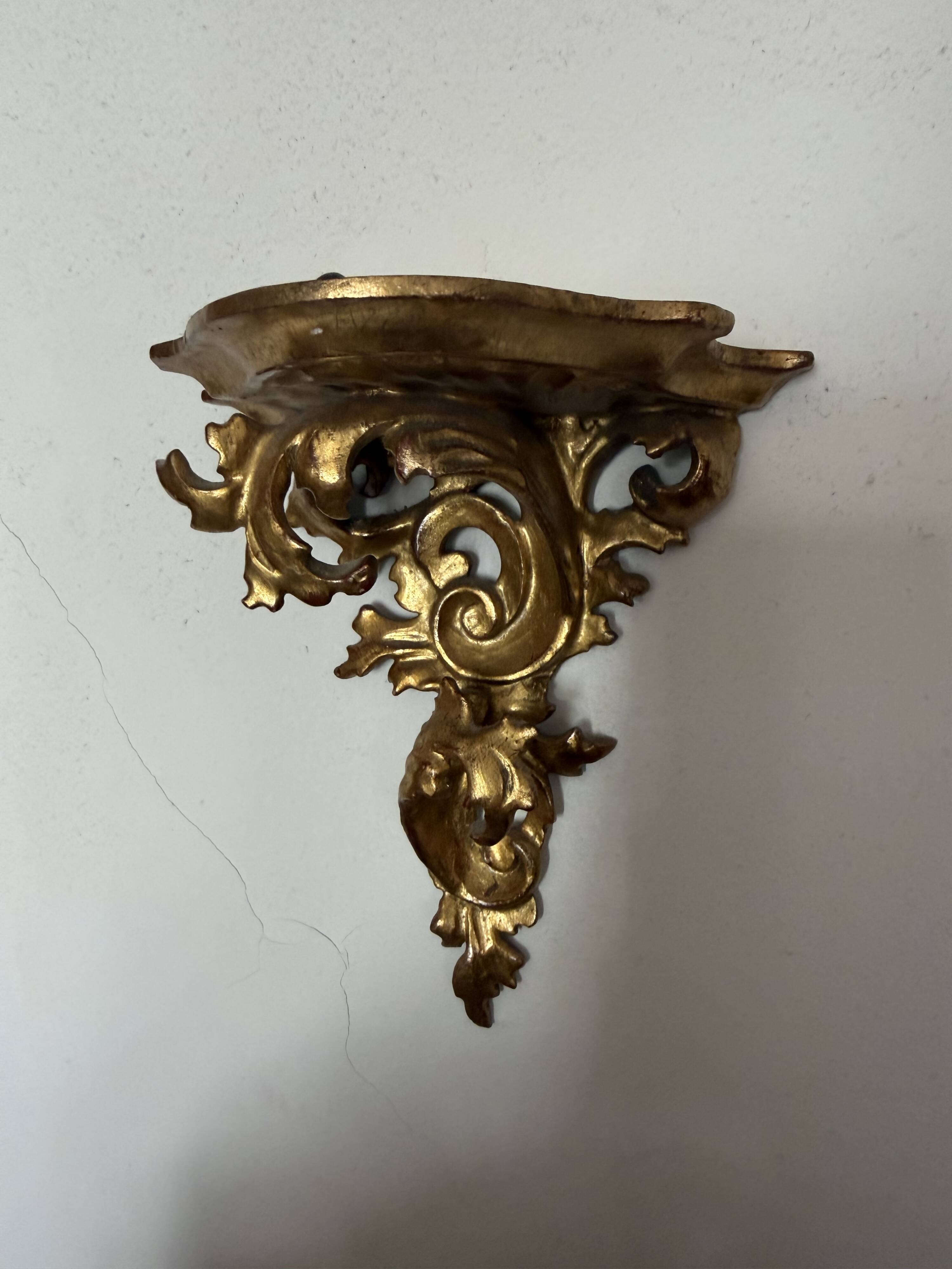 Set of wall consoles