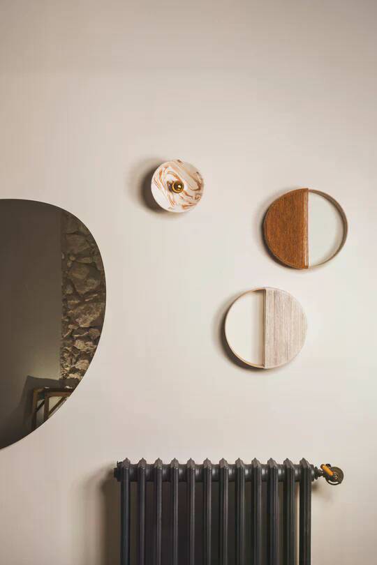 LISETTE - Glazed mixed earth - Wall light