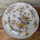 Ensemble de 2 anciennes assiettes décoratives avec cornes d'abondance