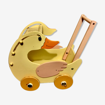 Chariot canard en bois