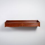 Rosewood wall console with two drawers